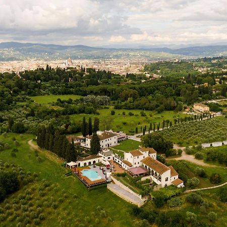 Villa Tolomei Hotel & Resort Florens Exteriör bild Aerial view of the villa