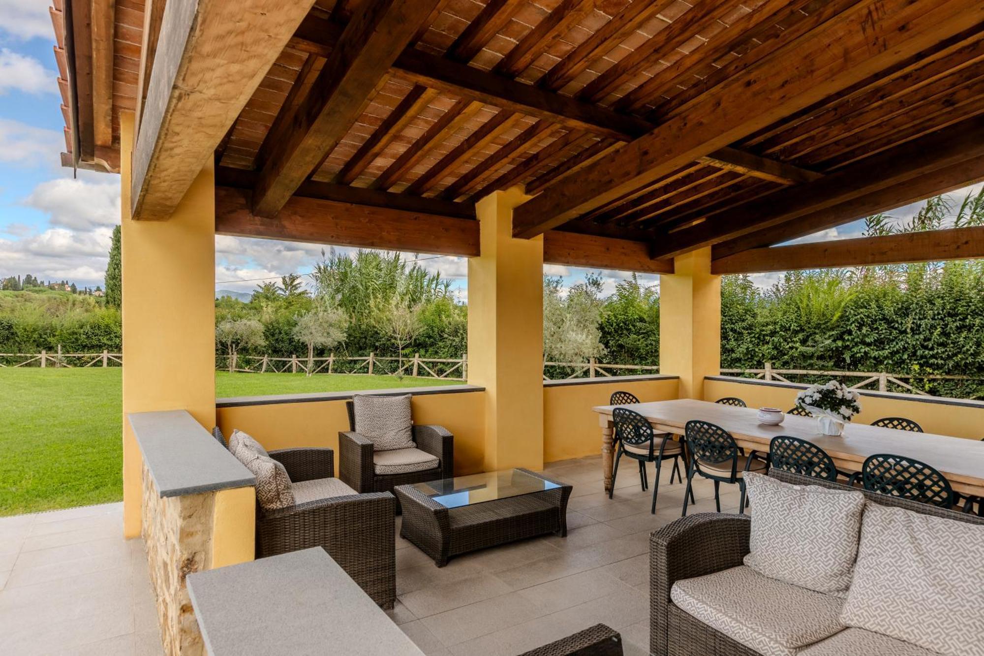 Villa Tolomei Hotel & Resort Florens Exteriör bild The Pergola
