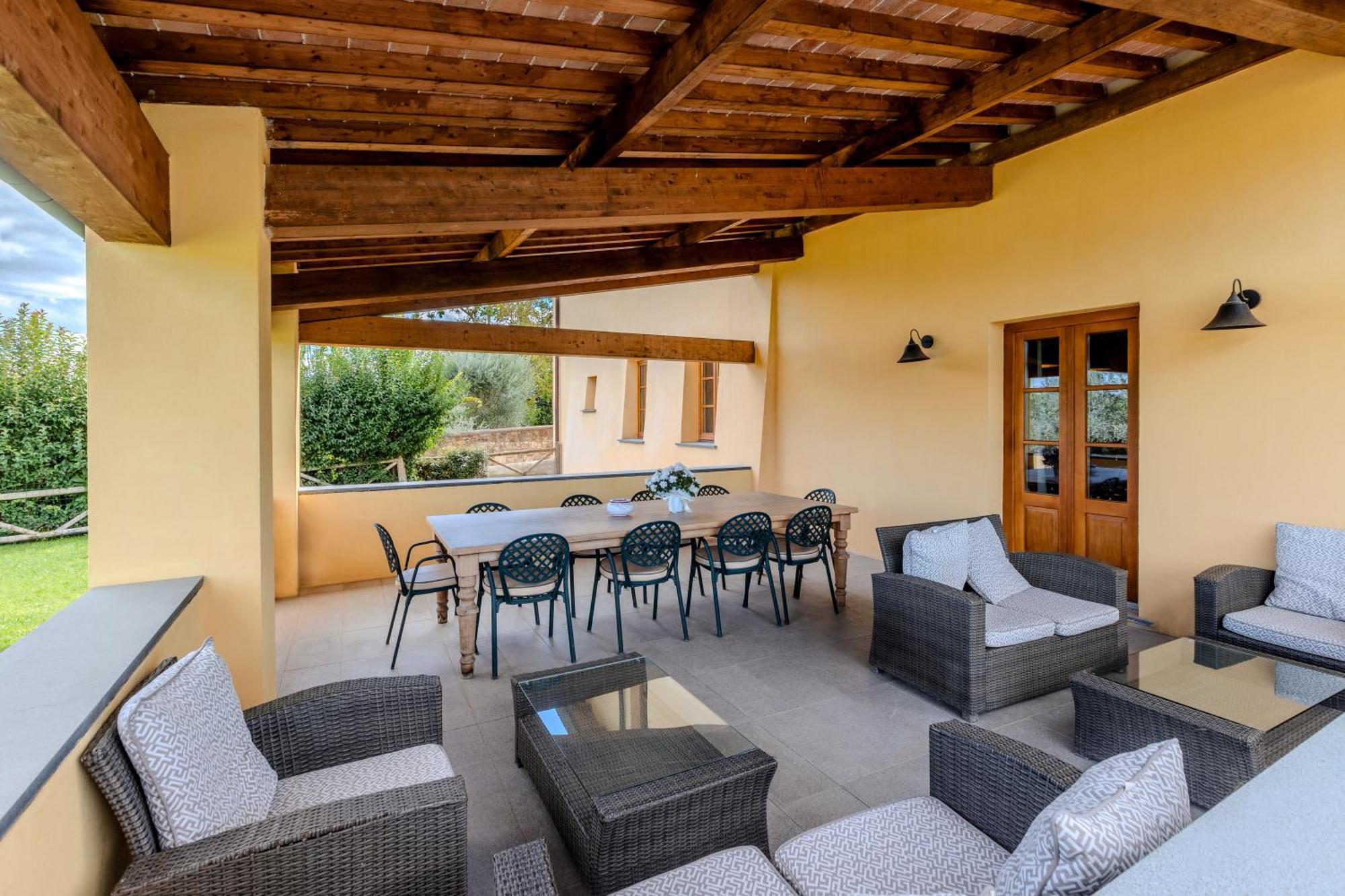 Villa Tolomei Hotel & Resort Florens Exteriör bild The terrace